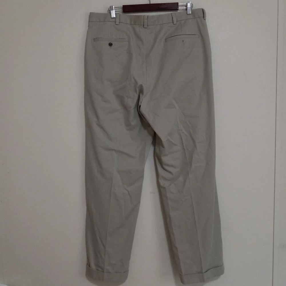Brooks Brothers 38x32 Advantage Cotton Chino Elliot Khaki Pants - Picture 6 of 9